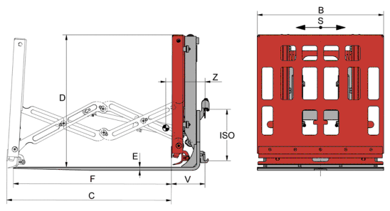 T 144 S Push-Pull with sideshift